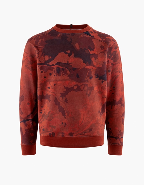 10024 - Turid Crew Sweater M's - Hypoxic Red Rose