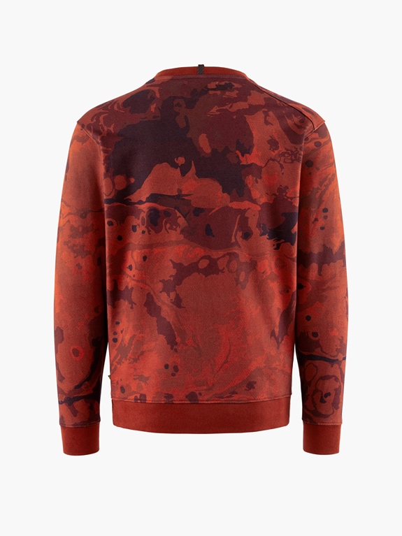 10024 - Turid Crew Sweater M's - Hypoxic Red Rose