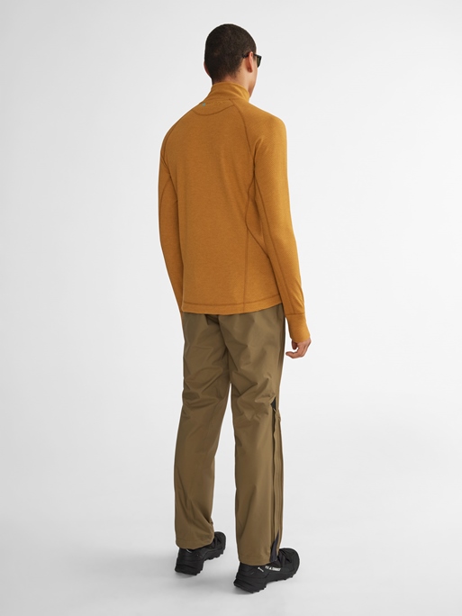 10055 - Huge Half Zip Sweater M's - Silver Green