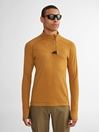 10055 - Huge Half Zip Sweater M's - Mustard
