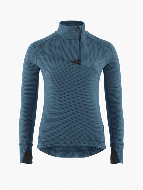 10056 - Huge Half Zip Sweater W's - Monkshood Blue