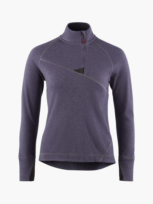 10056 - Huge Half Zip Sweater W's - Purple Stone