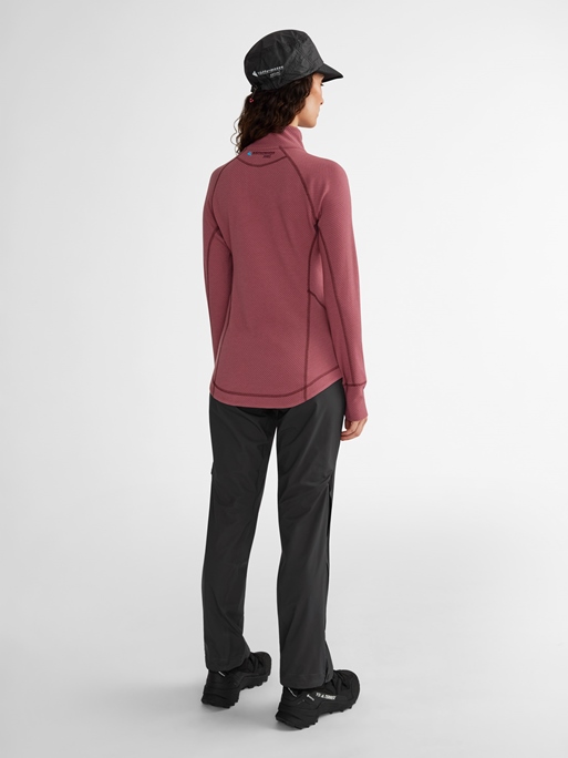 10056 - Huge Half Zip Sweater W's - Purple Stone