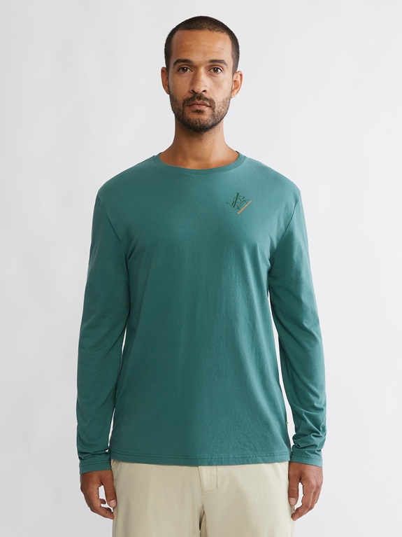 10160 - Runa Endeavour LS Tee M's - Frost Green