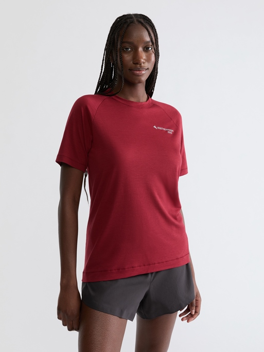 10228 - Groa SS Tee W's - Ruby Red