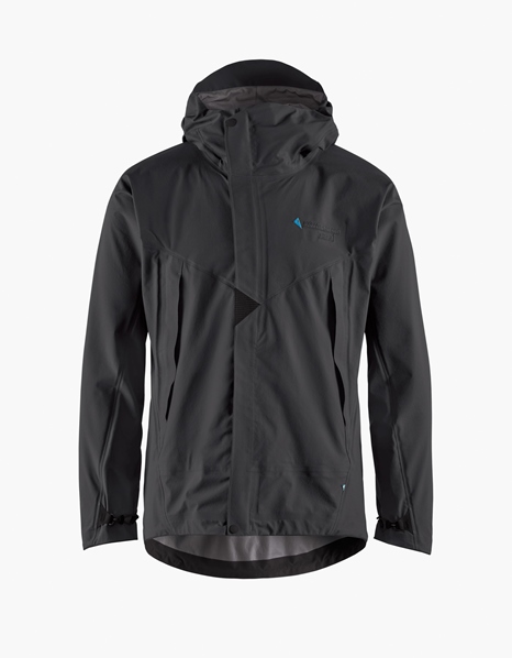 Klättermusen Asynja Waterproof Jacket in black color.