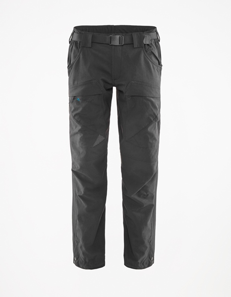 Klättermusen Gere 2.0 mountain hiking pants in the color black.